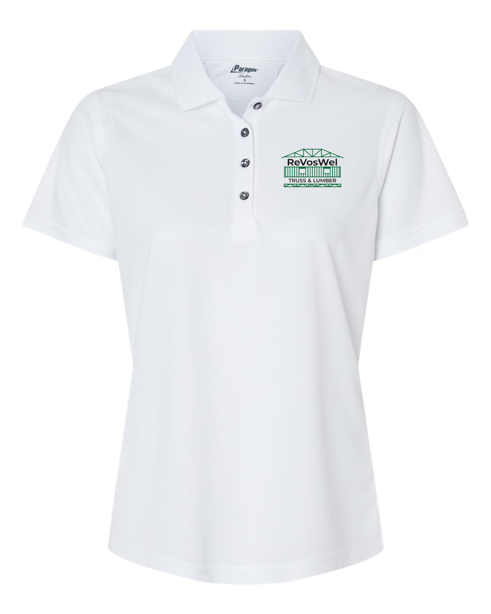 104- REVOSWEL Women's Saratoga Performance Mini Mesh Polo