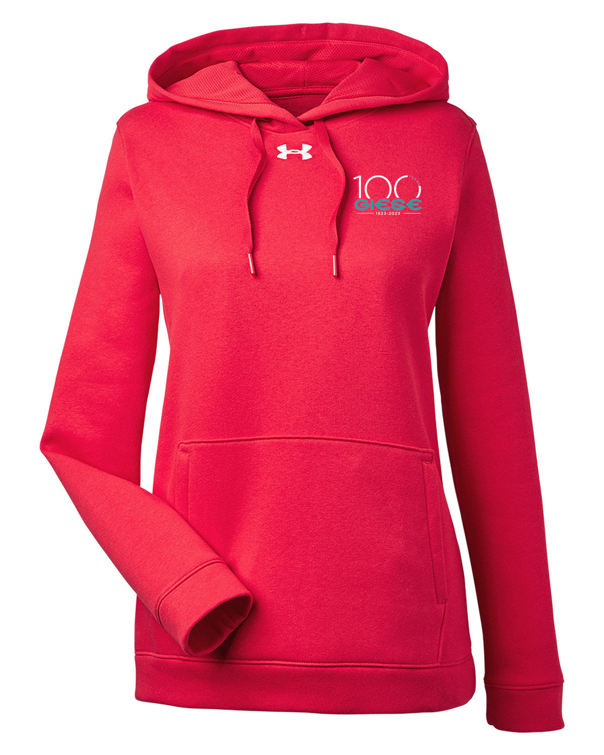 1300261- GIESE - Under Armour Ladies Hustle Pullover Hooded Sweatshirt