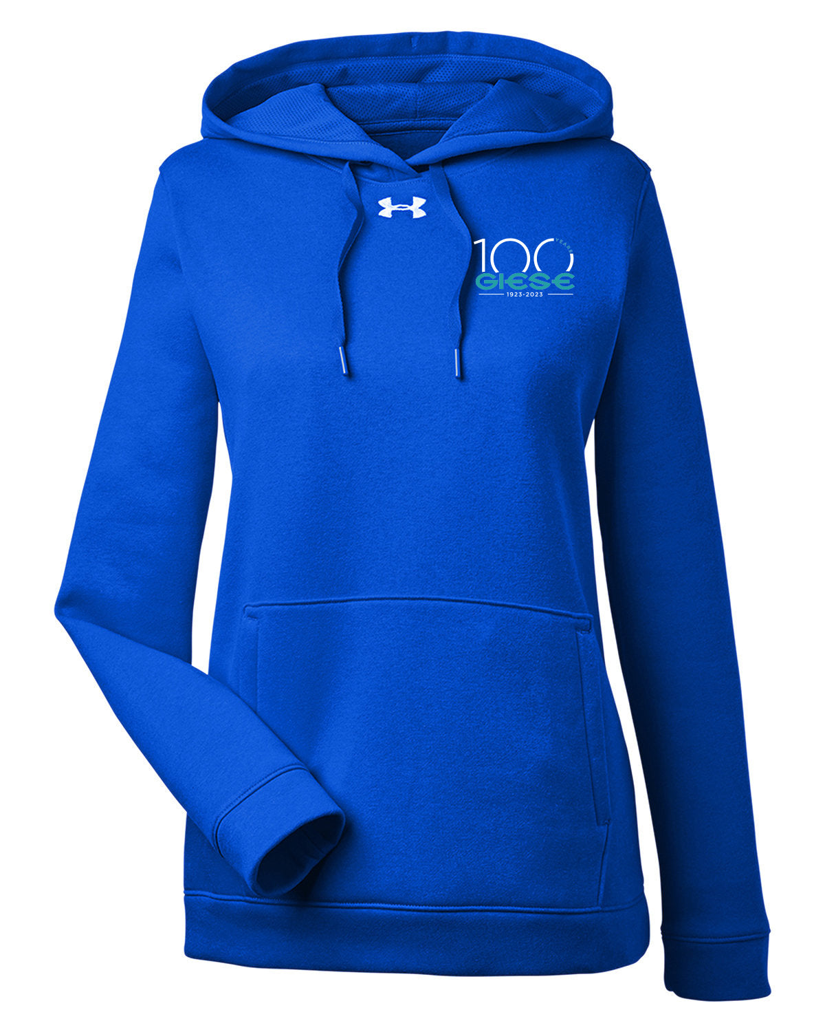 1300261- GIESE - Under Armour Ladies Hustle Pullover Hooded Sweatshirt