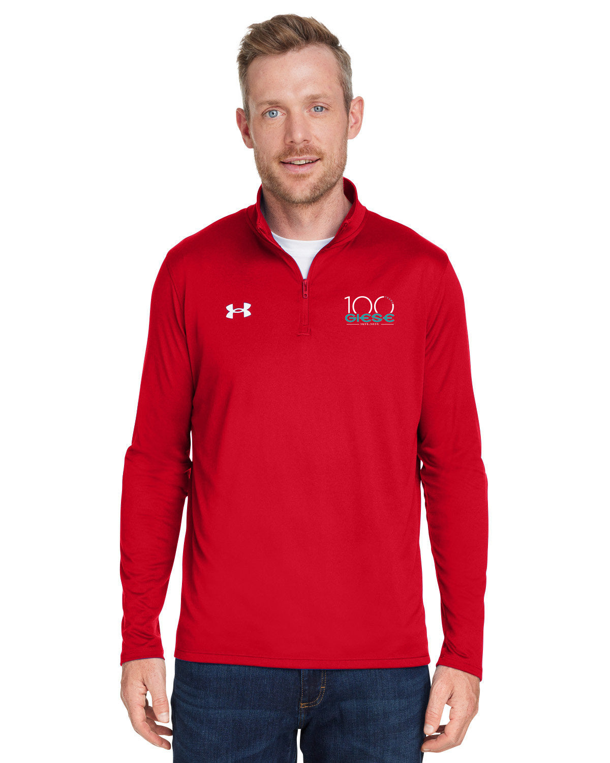 1376844- GIESE Under Armour Men's Team Tech Quarter-Zip