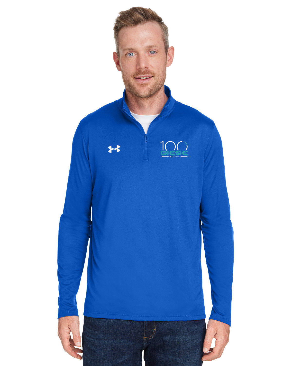 1376844- GIESE Under Armour Men's Team Tech Quarter-Zip