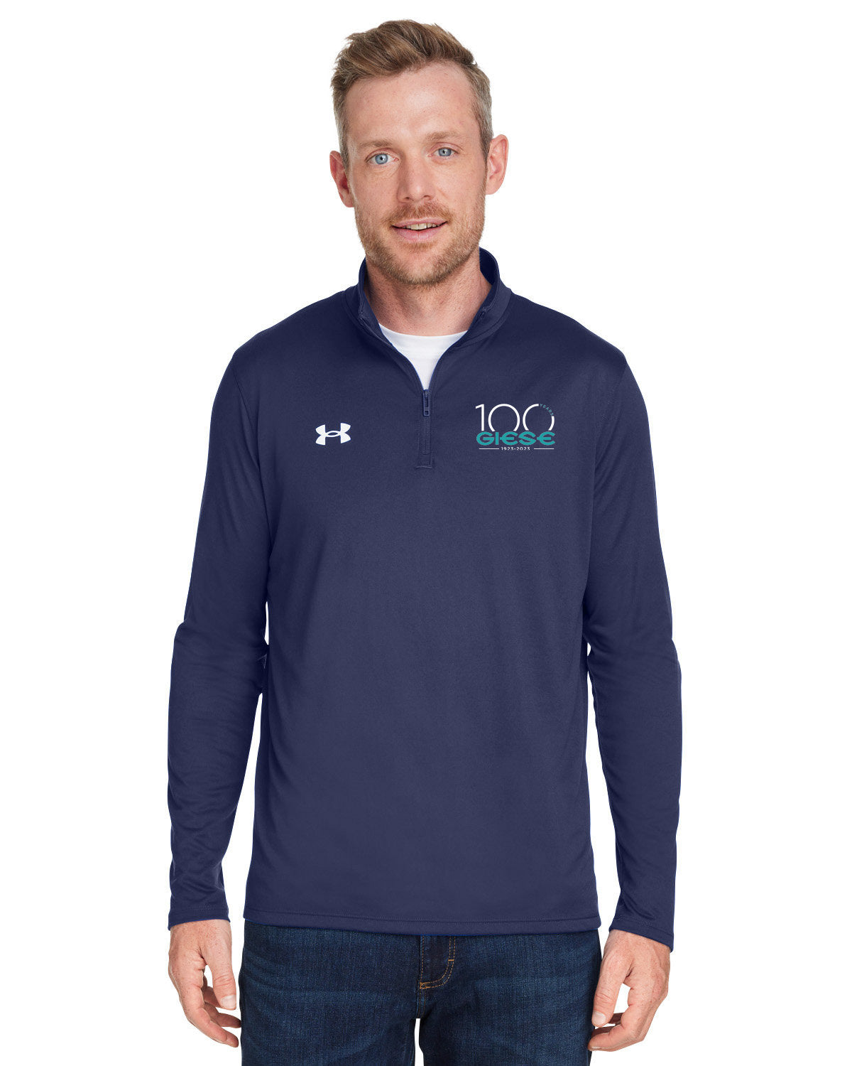 1376844- GIESE Under Armour Men's Team Tech Quarter-Zip