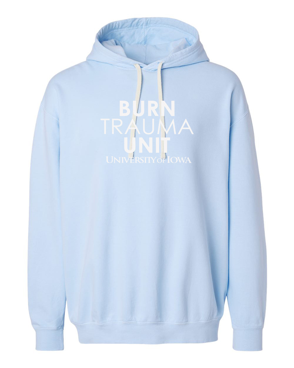 1467- U OF I BURN UNIT Comfort Colors - Garment-Dyed Lightweight Fleece Hooded Sweatshirt