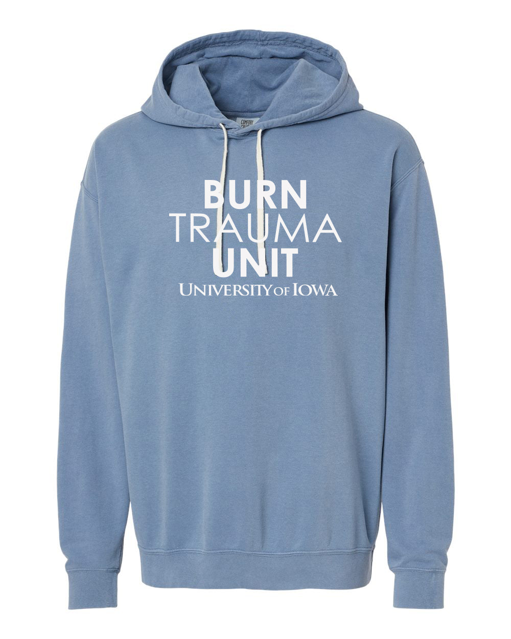 1467- U OF I BURN UNIT Comfort Colors - Garment-Dyed Lightweight Fleece Hooded Sweatshirt