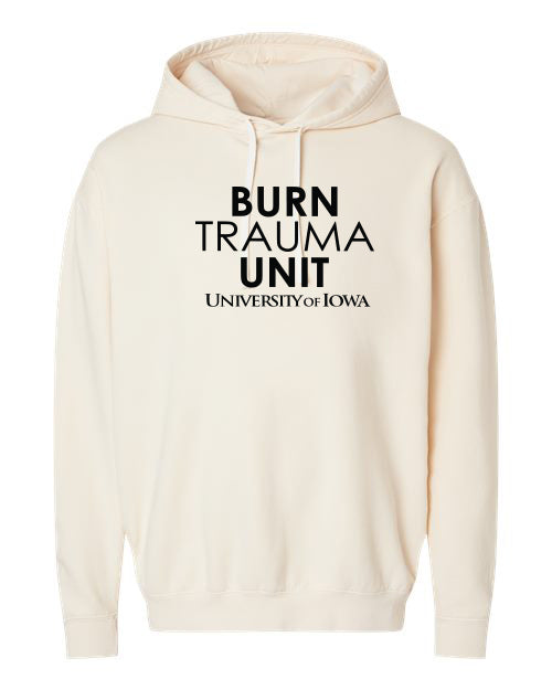 1467- U OF I BURN UNIT Comfort Colors - Garment-Dyed Lightweight Fleece Hooded Sweatshirt