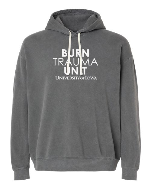 1467- U OF I BURN UNIT Comfort Colors - Garment-Dyed Lightweight Fleece Hooded Sweatshirt