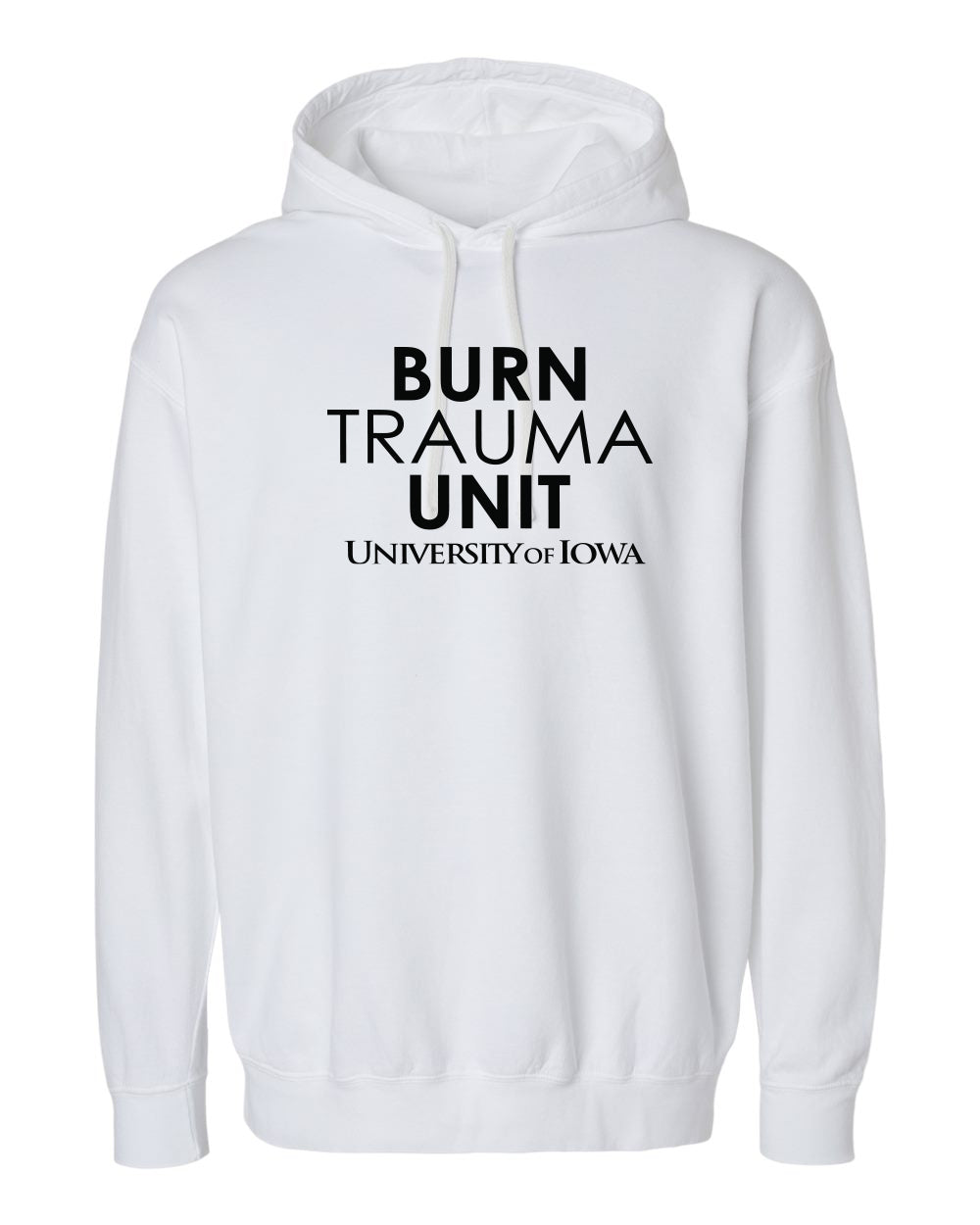 1467- U OF I BURN UNIT Comfort Colors - Garment-Dyed Lightweight Fleece Hooded Sweatshirt