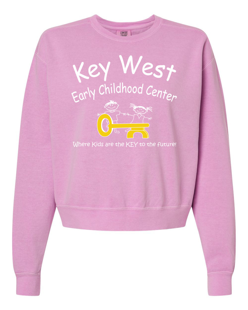 1566L- KEY WEST EARLY CHILDHOOD Women's Mid-Length Crewneck Sweatshirt