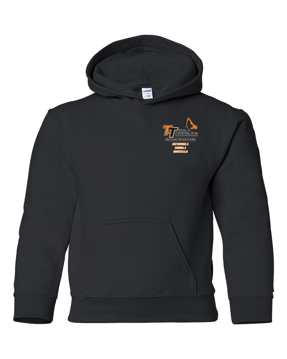 18500B - T&T Gildan - Heavy Blend™ Youth Hooded Sweatshirt