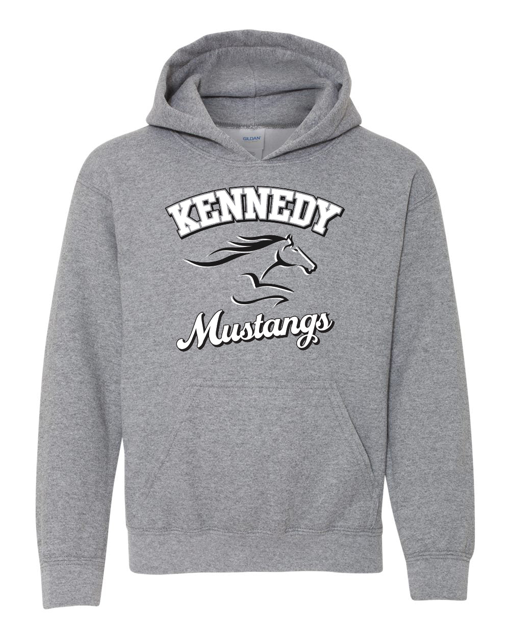 18500B- KENNEDY Gildan - Heavy Blend™ Youth Hooded Sweatshirt