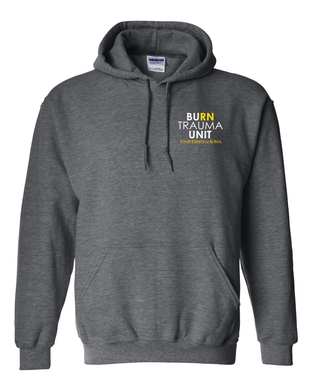 18500- U OF I BURN UNIT RN- HOODED SWEATSHIRT