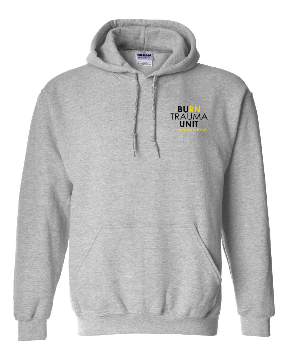 18500- U OF I BURN UNIT RN- HOODED SWEATSHIRT