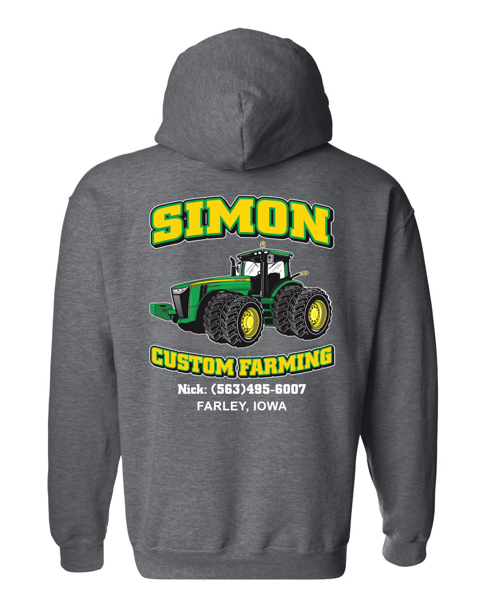 18500- SIMON CUSTOM FARMING Heavy Blend™ Hooded Sweatshirt