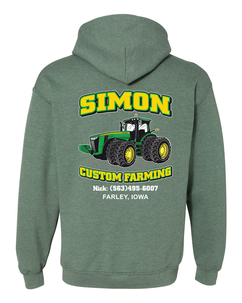 18500- SIMON CUSTOM FARMING Heavy Blend™ Hooded Sweatshirt
