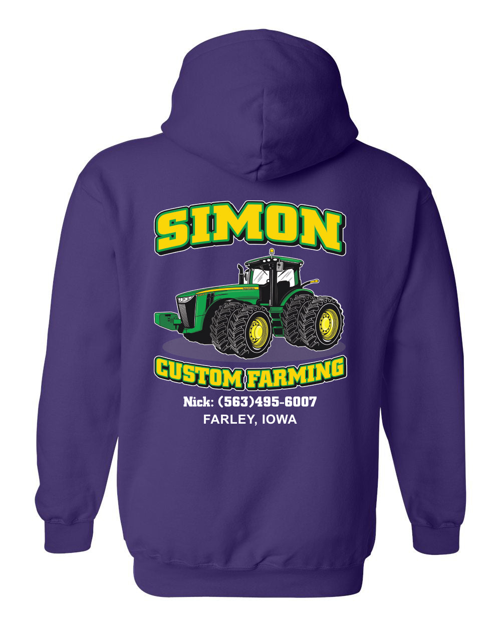 18500- SIMON CUSTOM FARMING Heavy Blend™ Hooded Sweatshirt