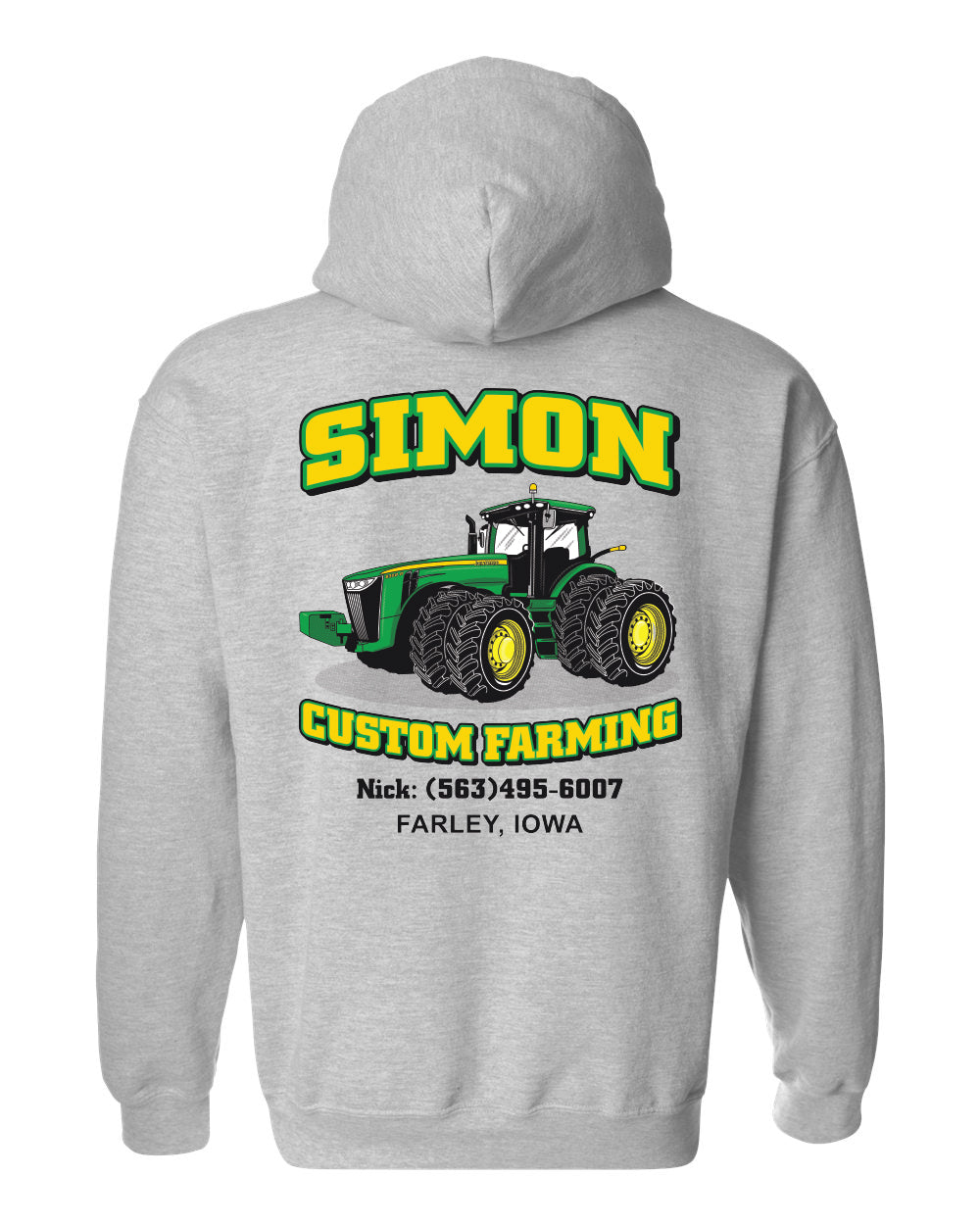 18500- SIMON CUSTOM FARMING Heavy Blend™ Hooded Sweatshirt