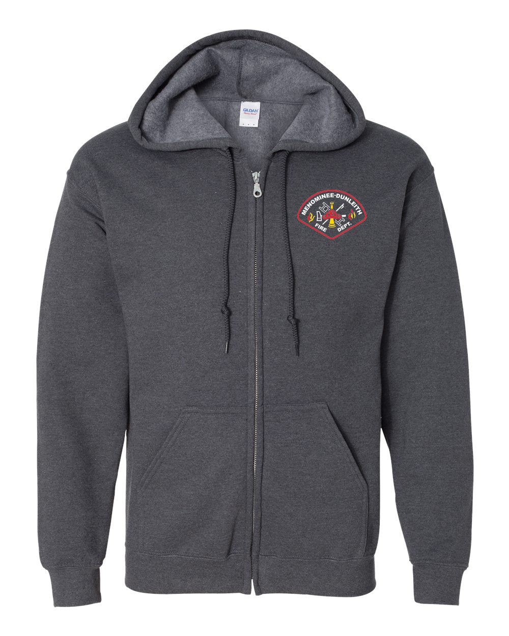 18600- MENOMINEE DUNLEITH FIRE DEPT Full-Zip Hooded Sweatshirt