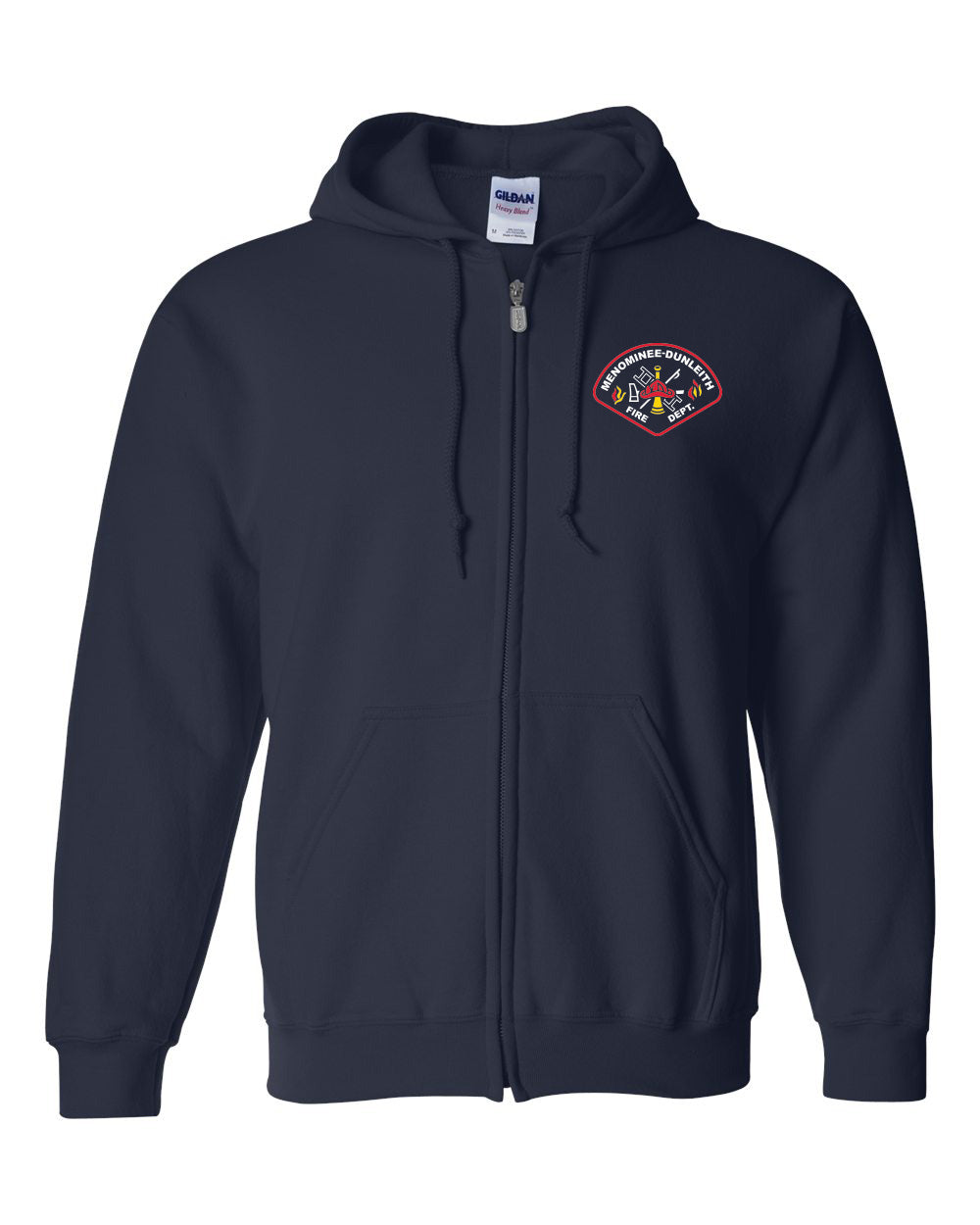 18600- MENOMINEE DUNLEITH FIRE DEPT Full-Zip Hooded Sweatshirt