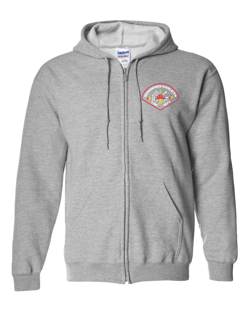 18600- MENOMINEE DUNLEITH FIRE DEPT Full-Zip Hooded Sweatshirt