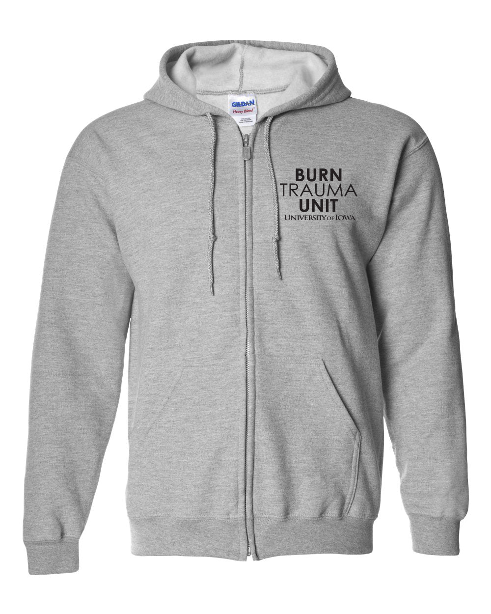 18600- U of I BURN UNIT FULL-ZIP HOODED