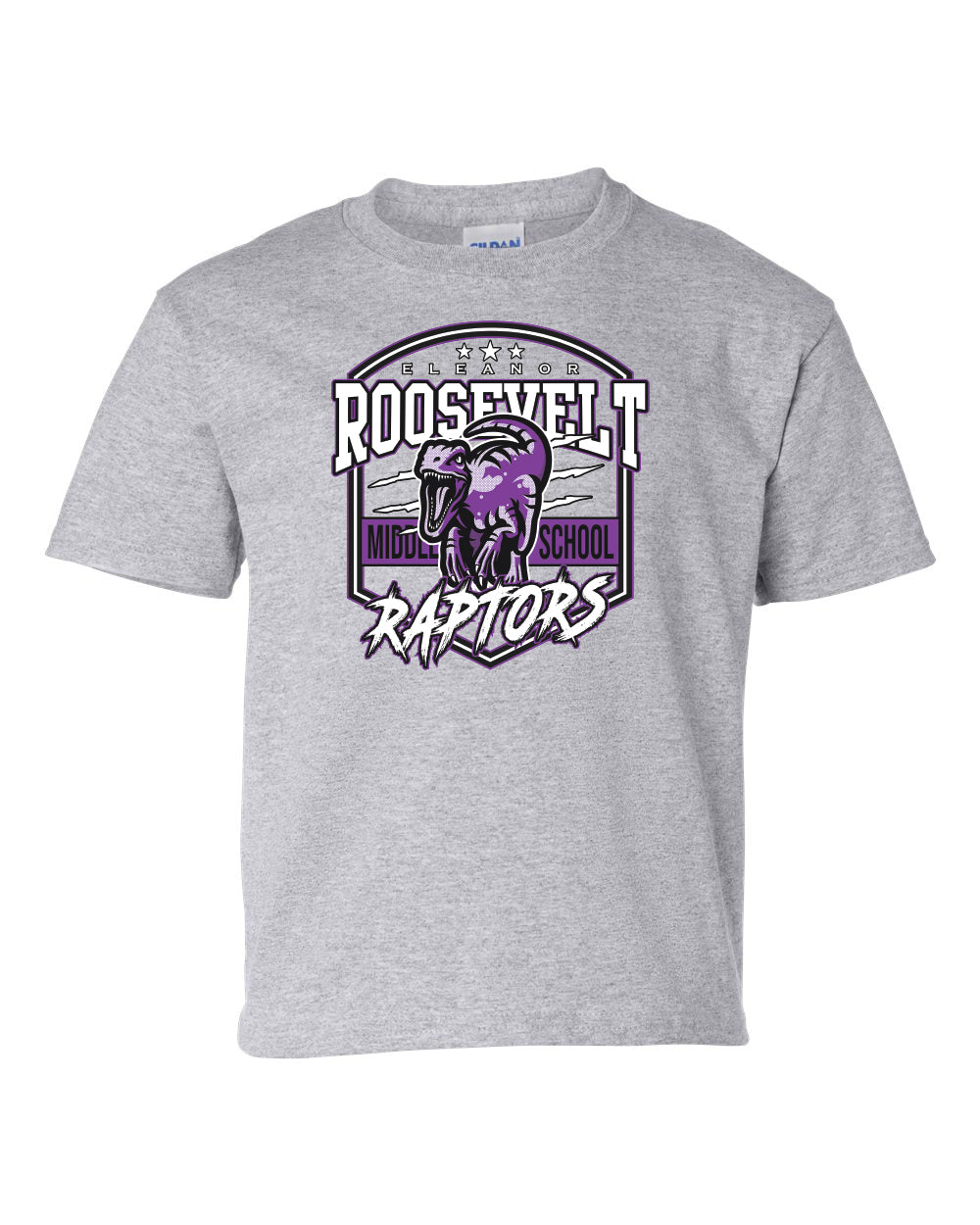 2000B- ROOSEVELT RAPTOR Gildan - Ultra Cotton® Youth T-Shirt