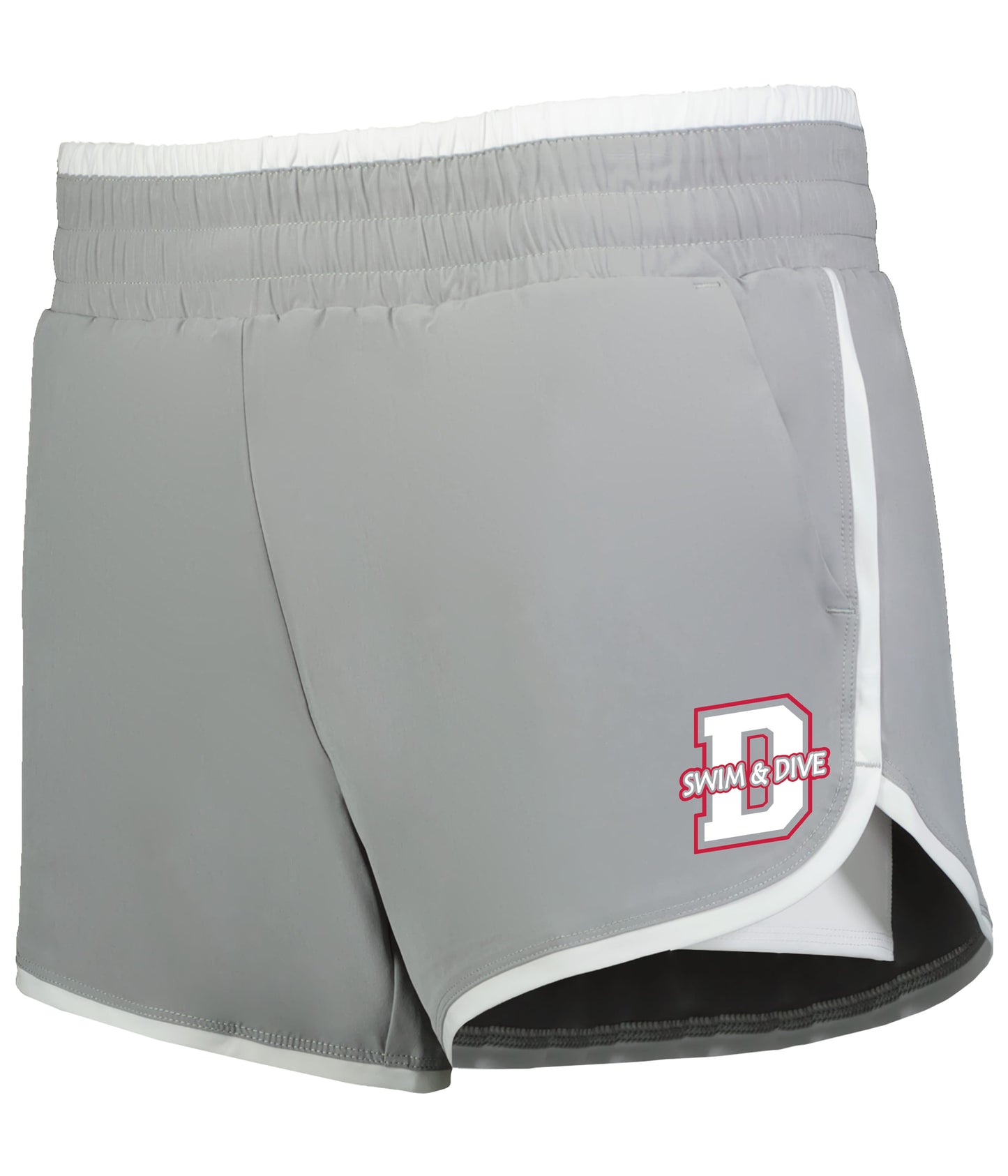 223328- DBQ SENIOR SWIM LADIES DOUBLE COURT SHORTS