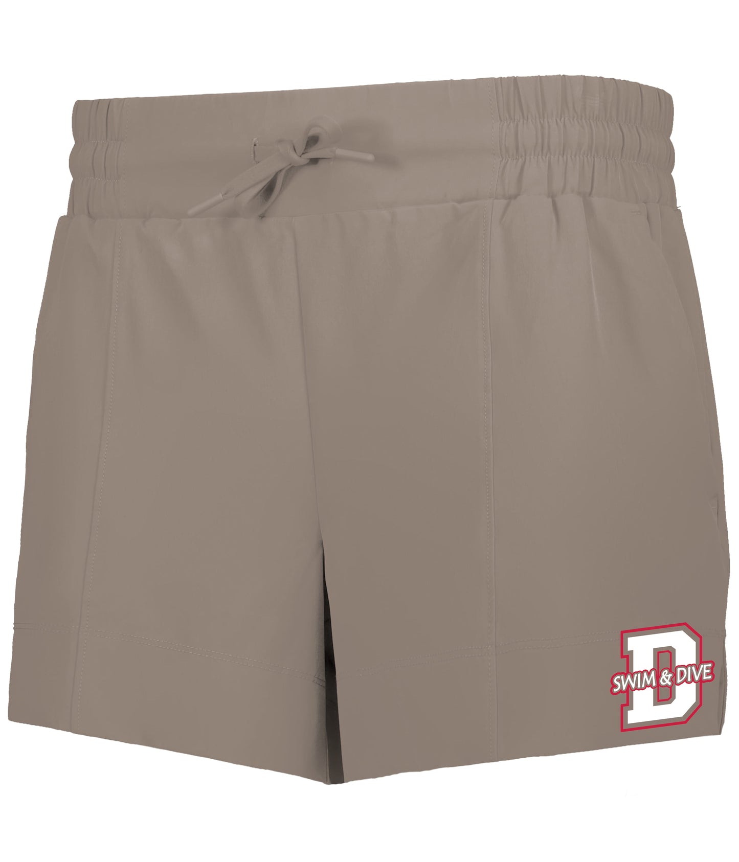 223712- DBQ SENIOR SWIM LADIES CITY STRETCH WOVEN SHORTS