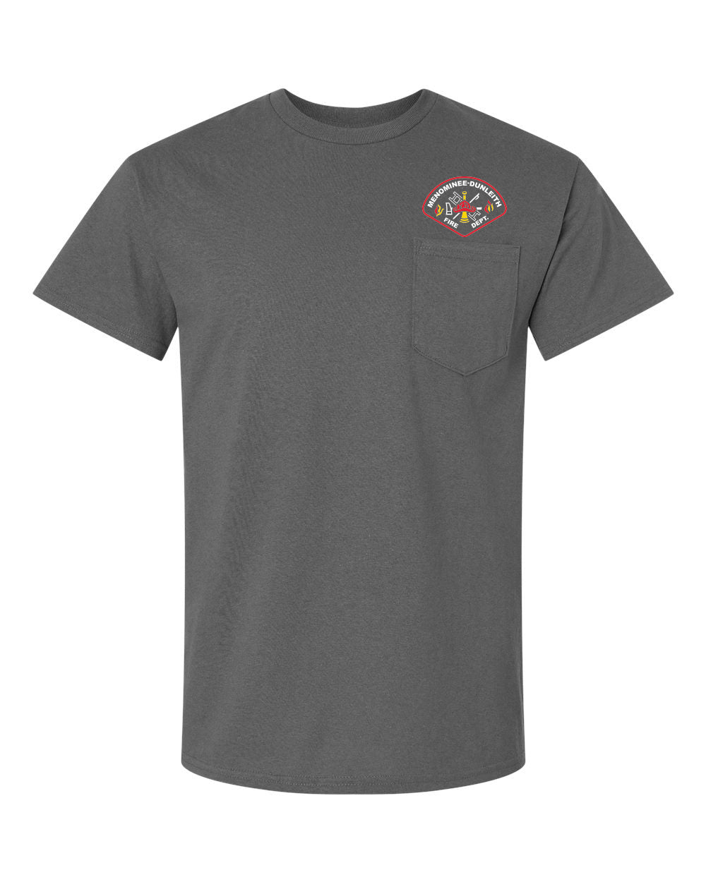 2300- MENOMINEE FIRE DEPT. Pocket T-Shirt