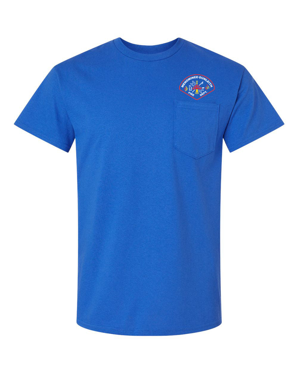 2300- MENOMINEE FIRE DEPT. Pocket T-Shirt