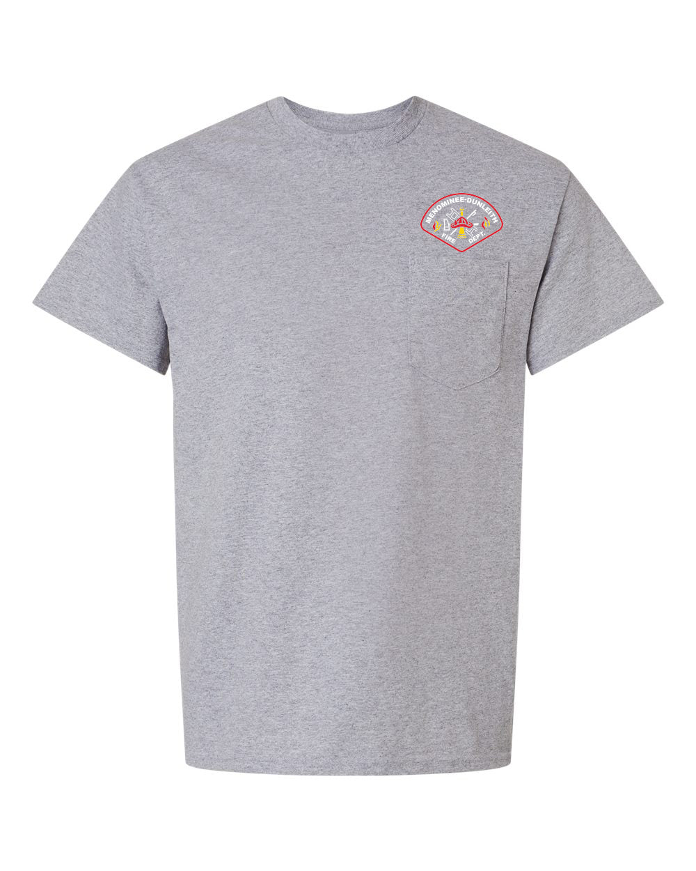 2300- MENOMINEE FIRE DEPT. Pocket T-Shirt