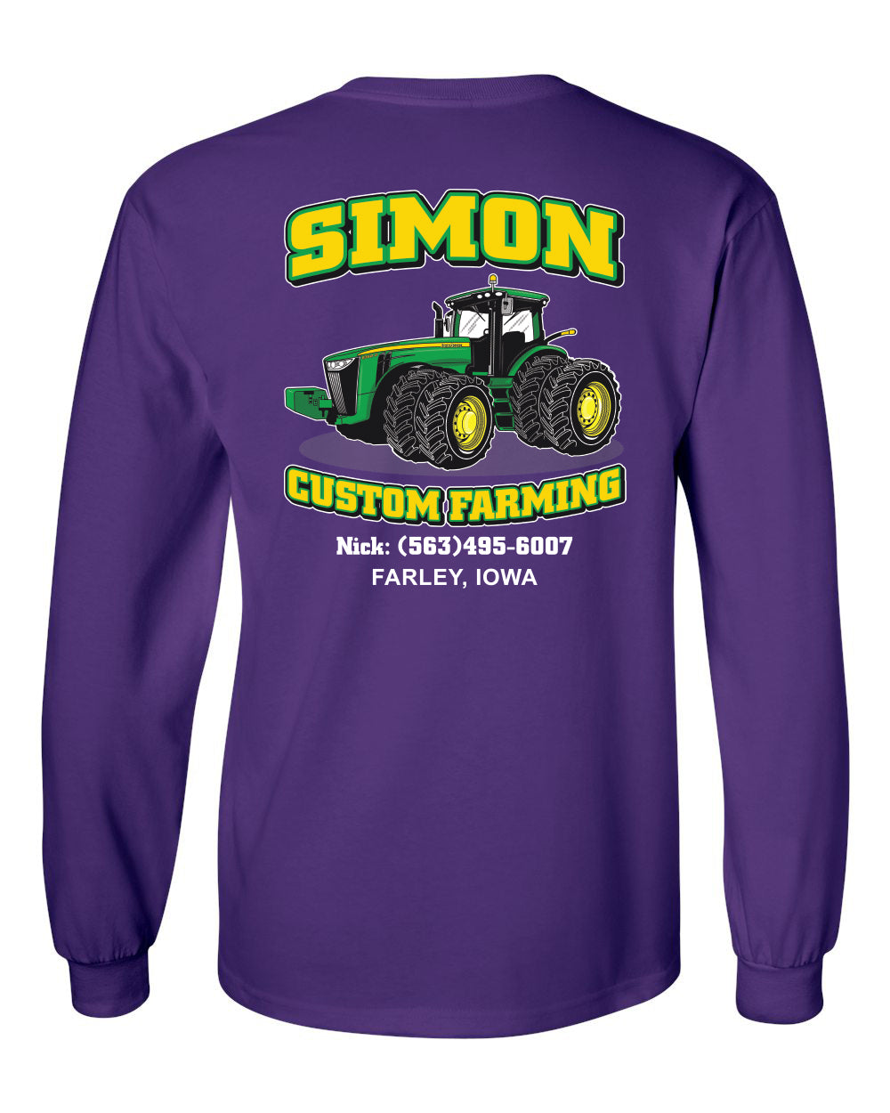 2400- SIMON CUSTOM FARMING Ultra Cotton® Long Sleeve T-Shirt