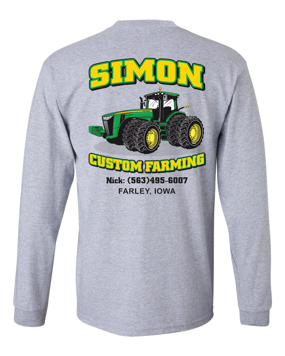 2400- SIMON CUSTOM FARMING Ultra Cotton® Long Sleeve T-Shirt