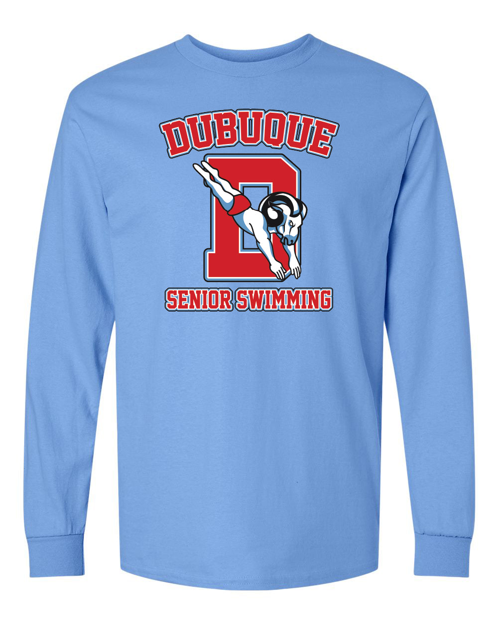 2400- DBQ SENIOR MEN'S SWIM Gildan - Ultra Cotton® Long Sleeve T-Shirt