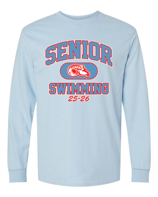 2400- DBQ SENIOR MEN'S SWIM Gildan - Ultra Cotton® Long Sleeve T-Shirt