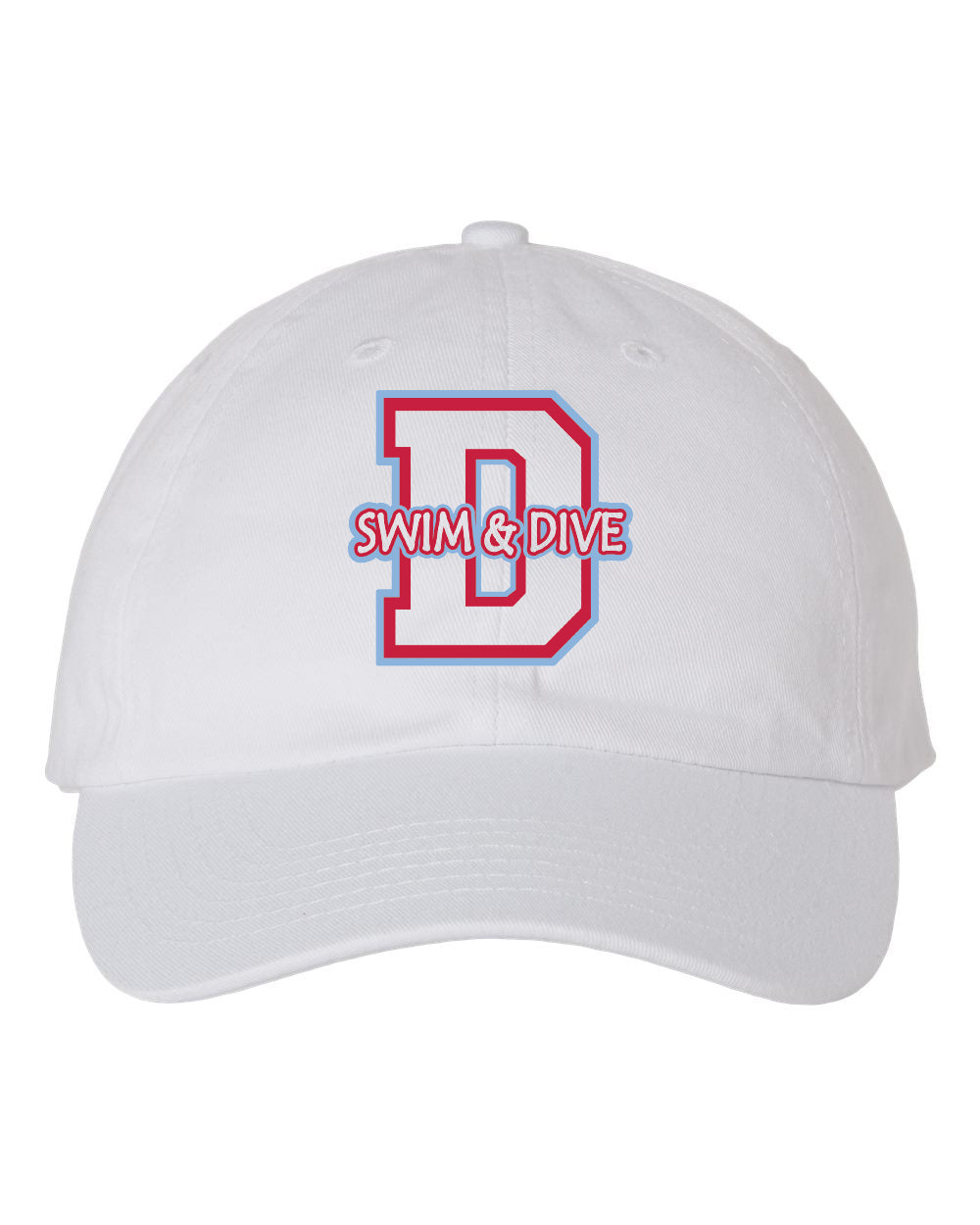 28295- DBQ SENIOR SWIM Adult Bio-Washed Classic Dad’s Cap