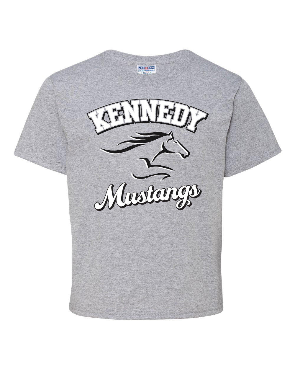 29B- KENNEDY- JERZEES Dri-Power® Youth 50/50 T-Shirt
