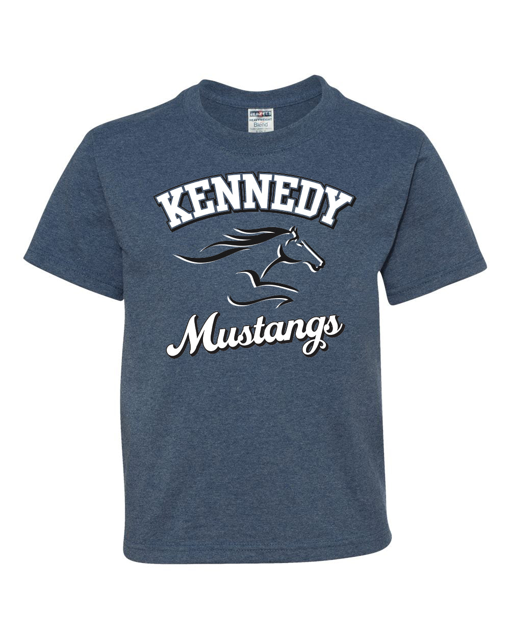 29B- KENNEDY- JERZEES Dri-Power® Youth 50/50 T-Shirt
