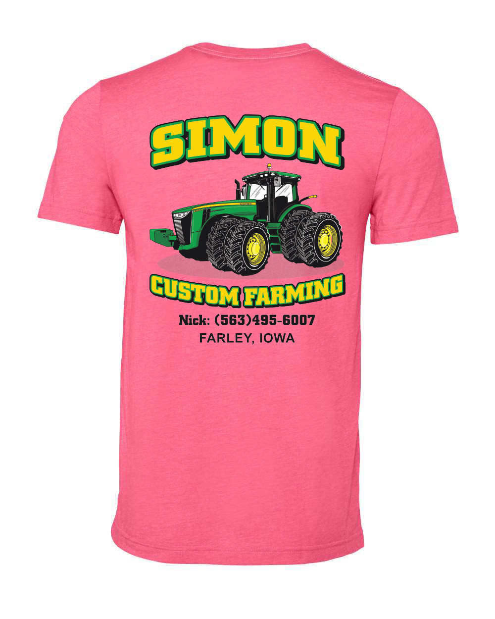 3001CVC- SIMON CUSTOM FARMING CVC Jersey Tee