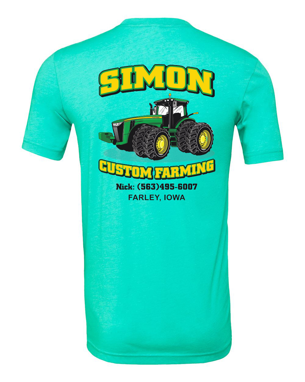 3001CVC- SIMON CUSTOM FARMING CVC Jersey Tee