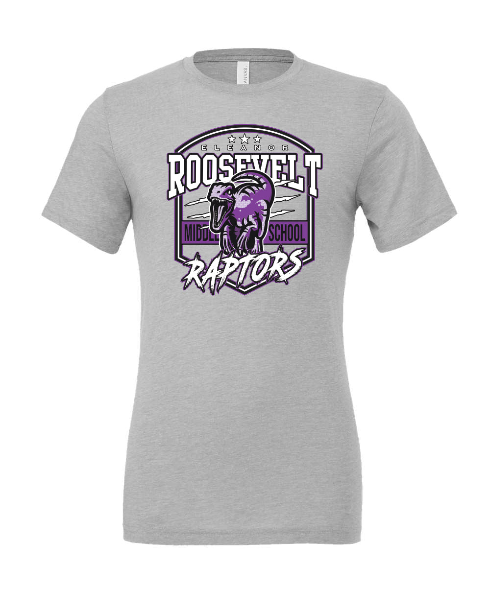 3413- ROOSEVELT RAPTOR- BELLA + CANVAS - Triblend Tee