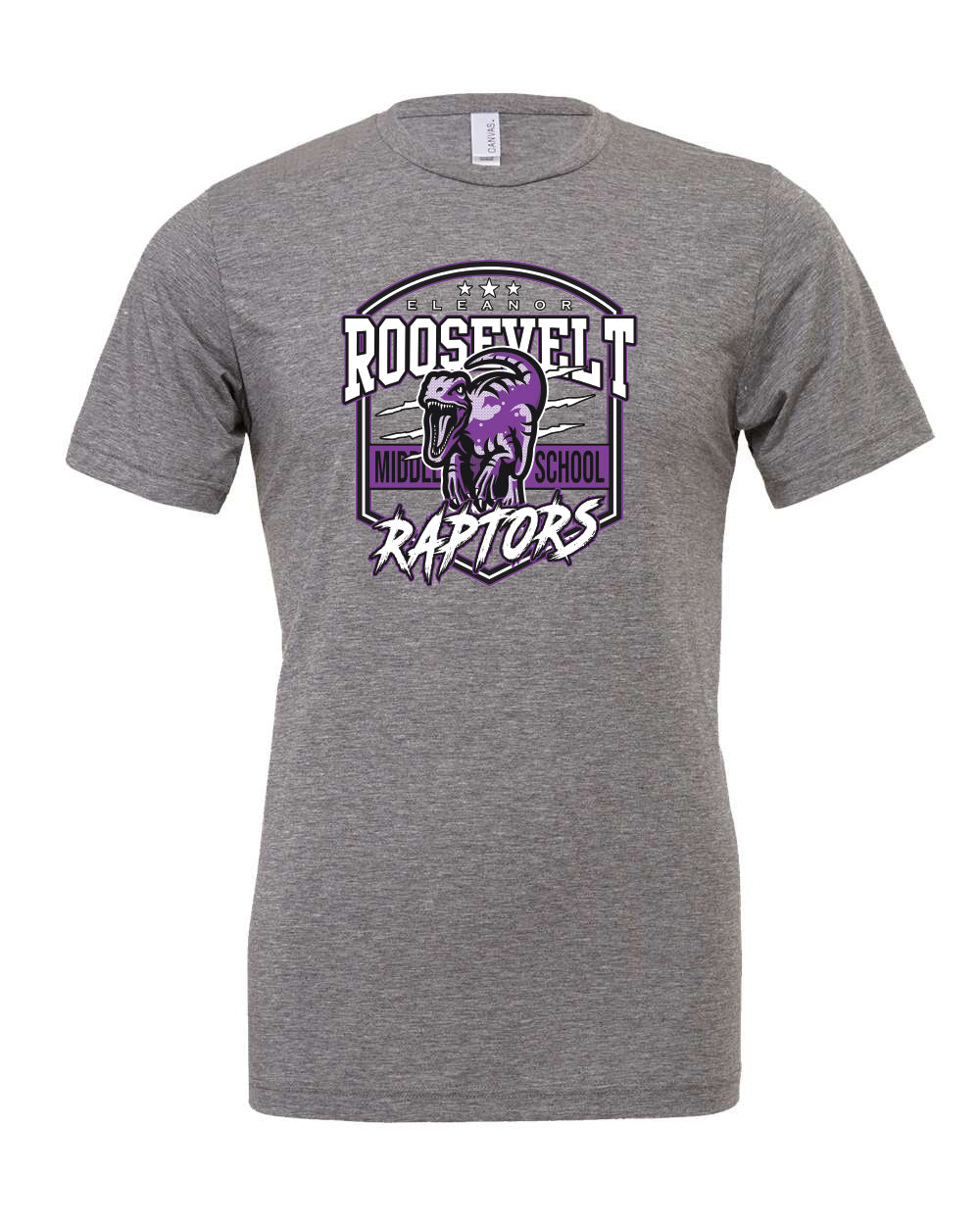 3413- ROOSEVELT RAPTOR- BELLA + CANVAS - Triblend Tee