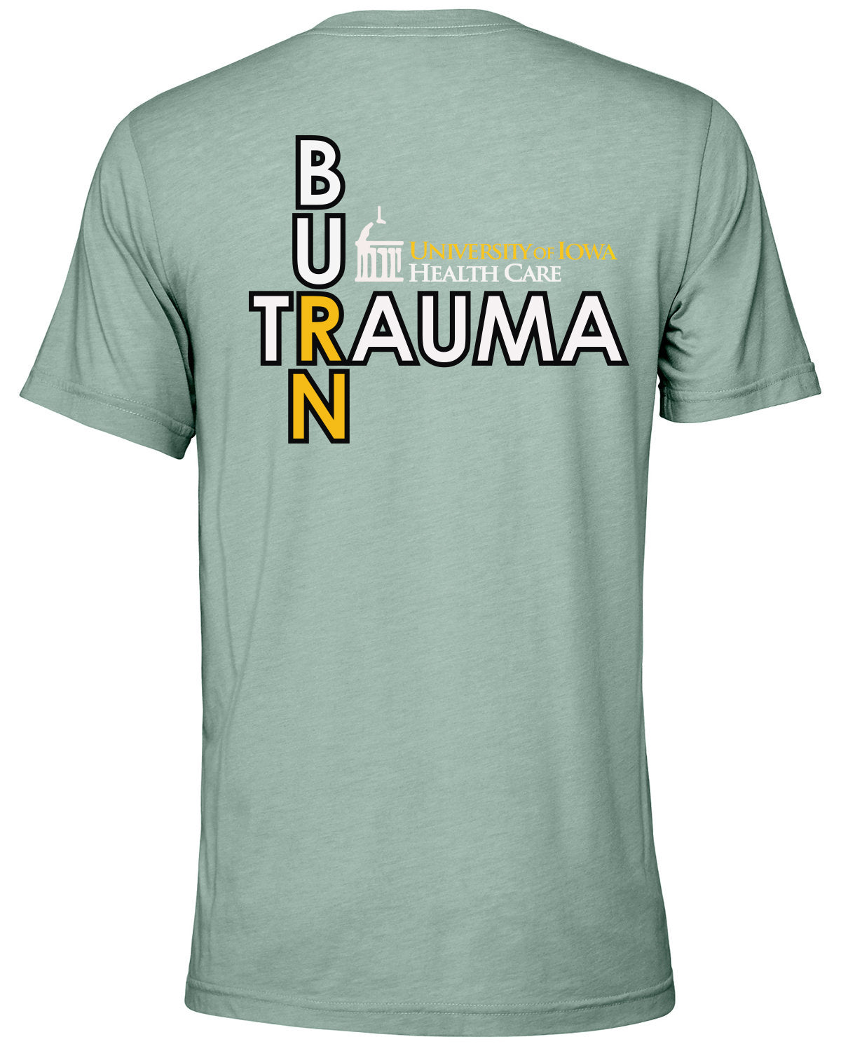 3413- U OF I BURN UNIT RN- BELLA + CANVAS - Triblend Tee