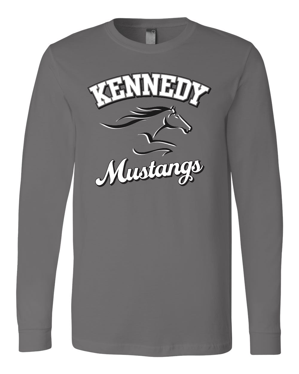 3501- KENNEDY - BELLA + CANVAS - Adult Jersey Long Sleeve Tee