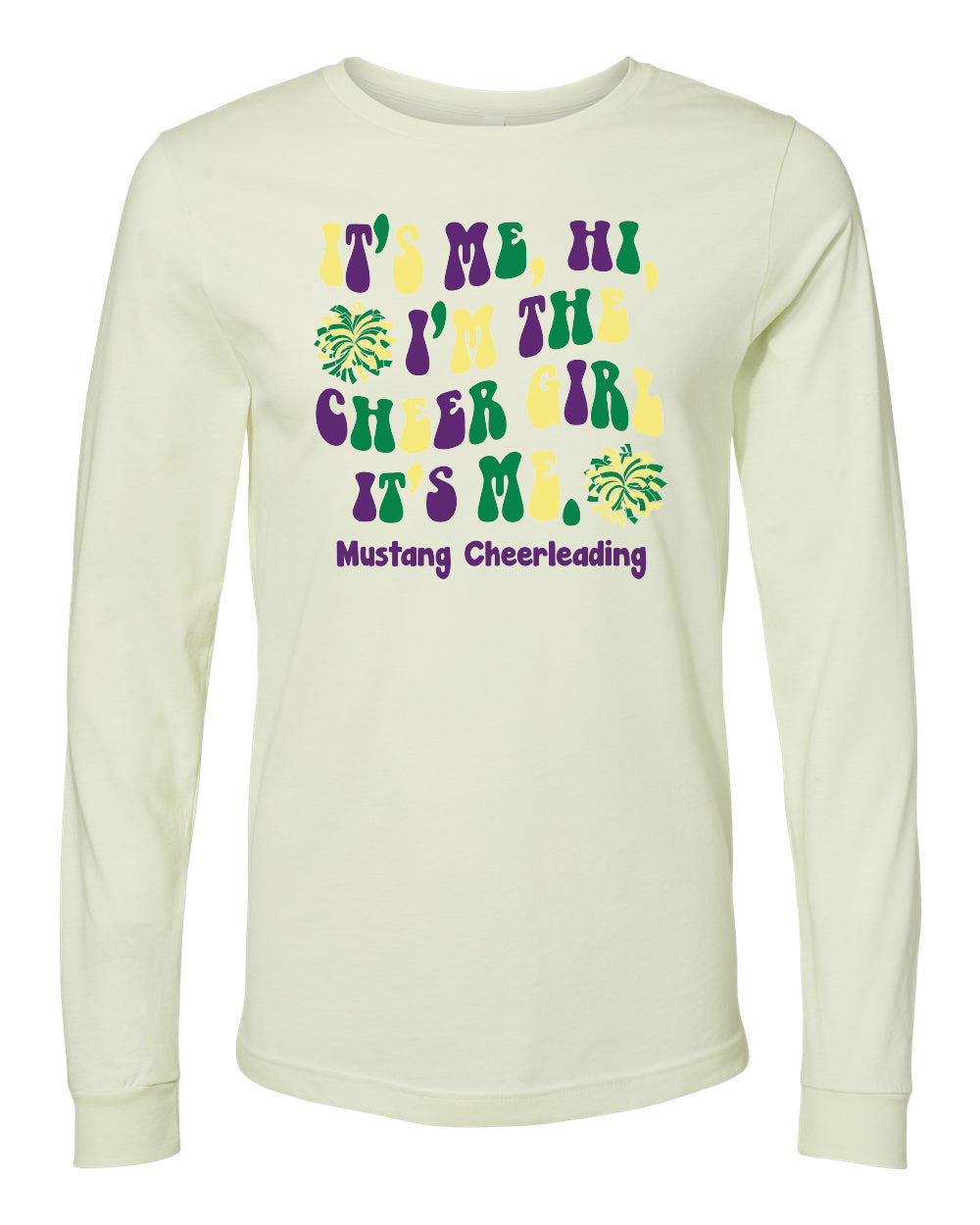 3501- HEMPSTEAD CHEER Jersey Long Sleeve Tee