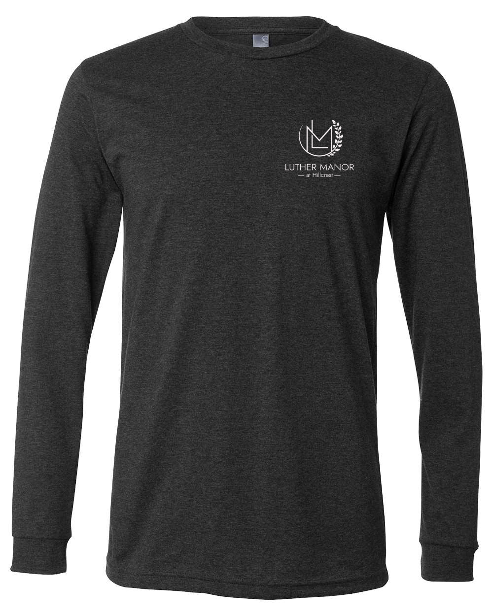 3501CVC- LUTHER MANOR Heather Long Sleeve Tee