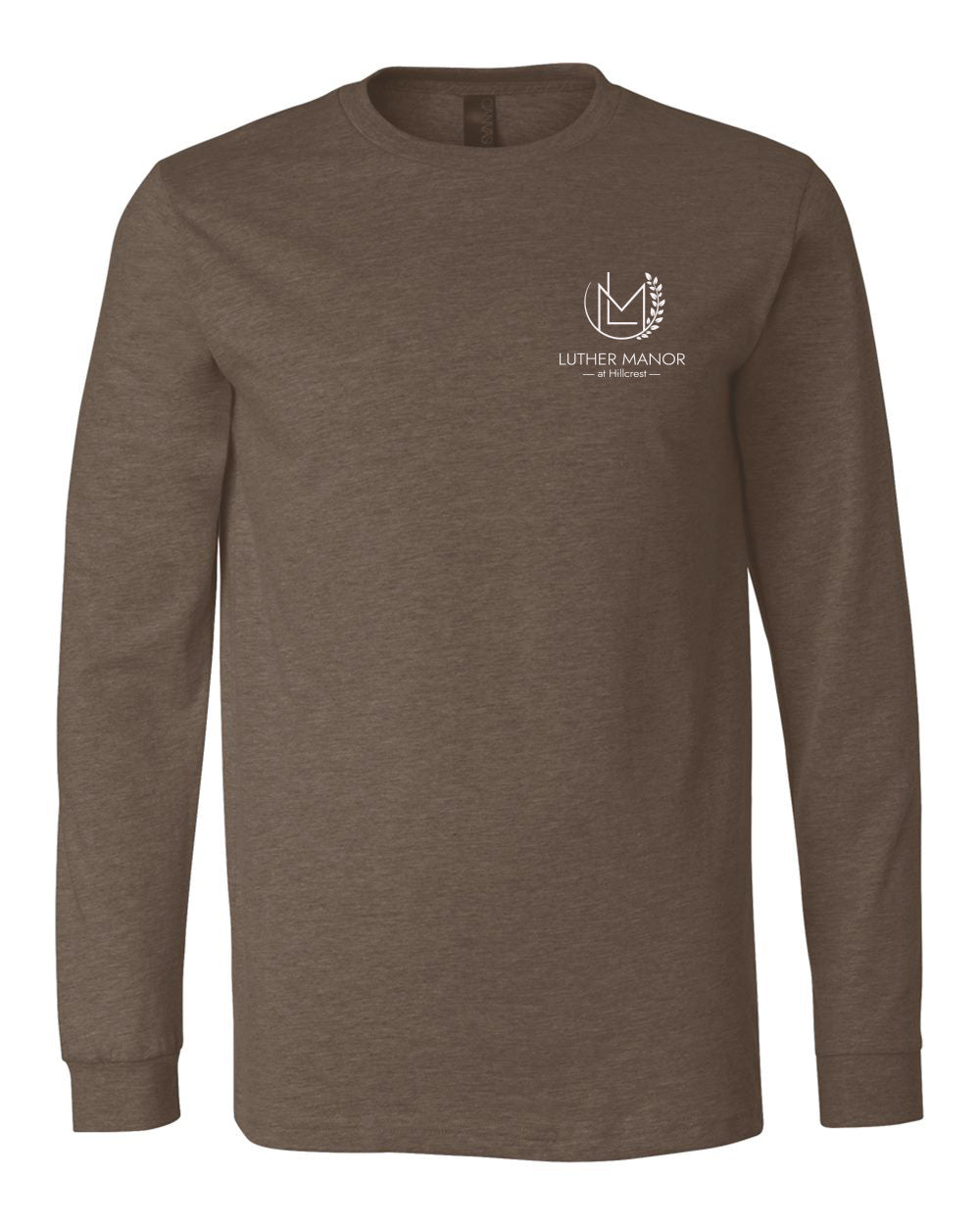3501CVC- LUTHER MANOR Heather Long Sleeve Tee