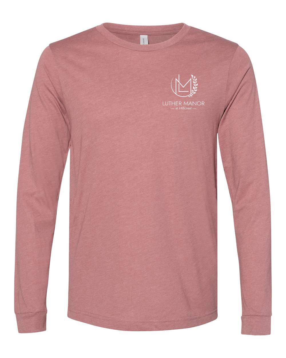 3501CVC- LUTHER MANOR Heather Long Sleeve Tee