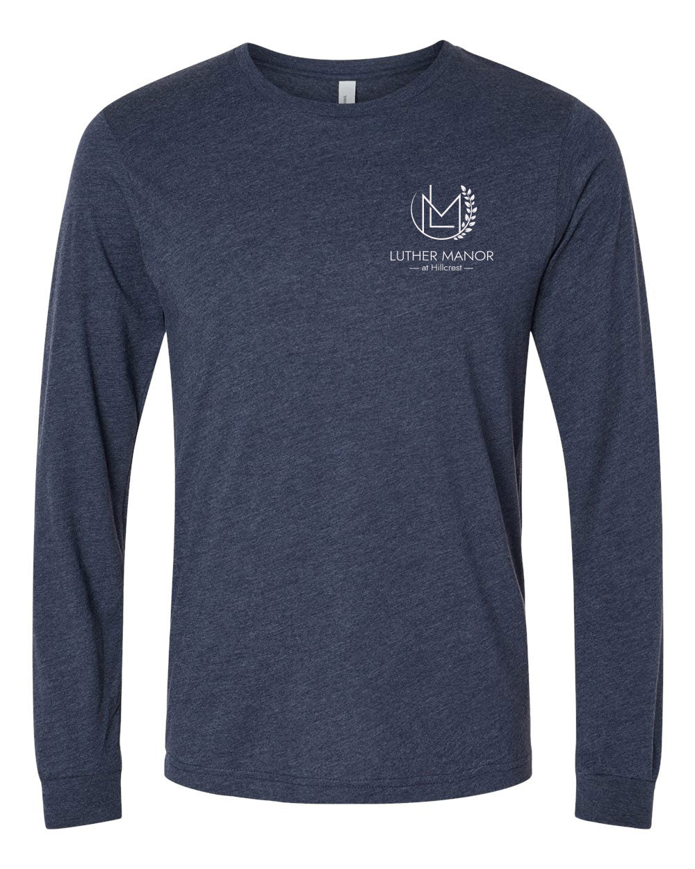 3501CVC- LUTHER MANOR Heather Long Sleeve Tee