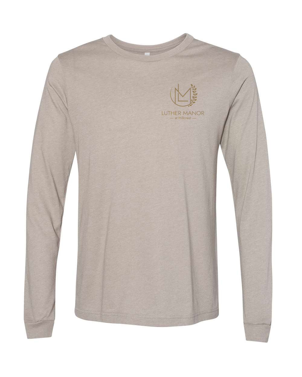 3501CVC- LUTHER MANOR Heather Long Sleeve Tee