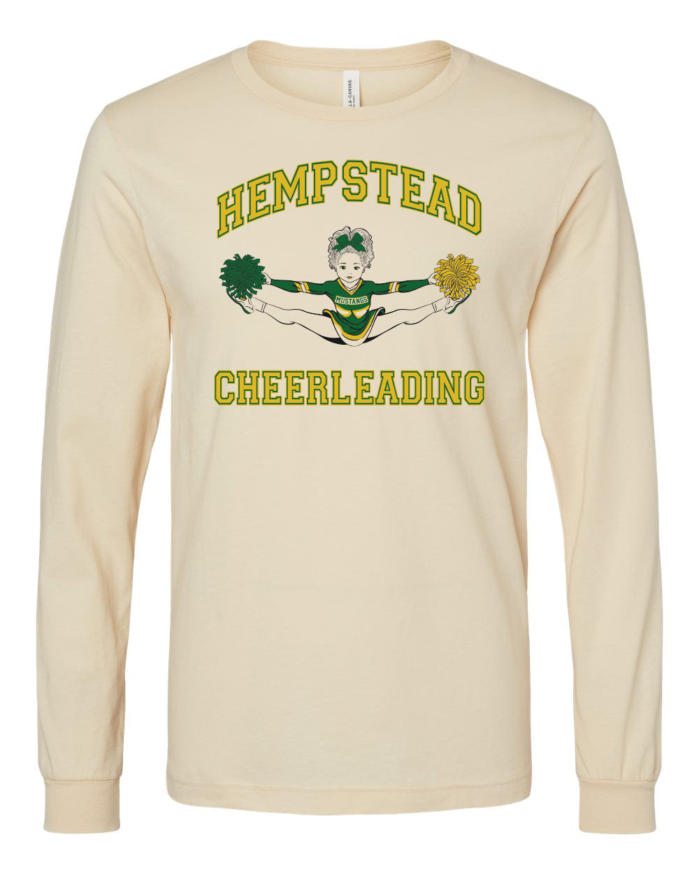 3501- HEMPSTEAD CHEER Jersey Long Sleeve Tee